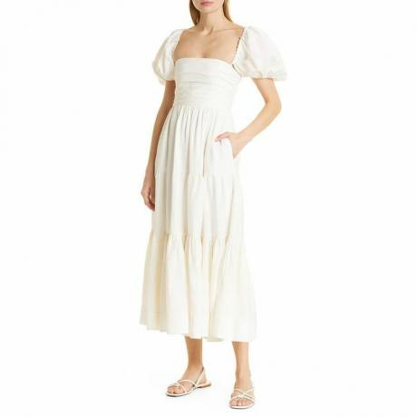 Bílé šaty Eva Longoria