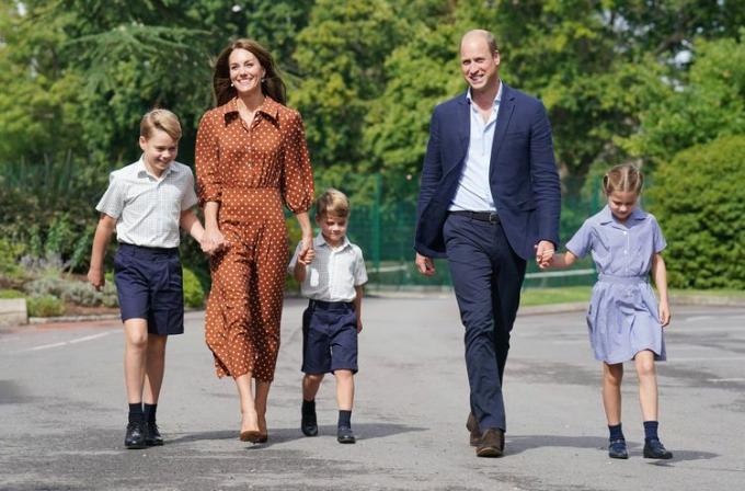 Kate Middleton princ William z otroki