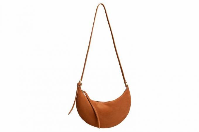 Borsa a tracolla Nordstrom LISELLE KISS Freya in pelle scamosciata Crescent