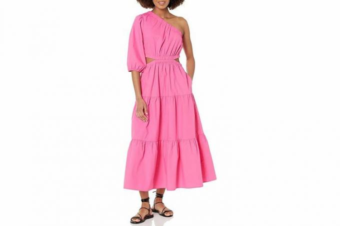 Amazon The Drop naiste aprillikuu ühe õla väljalõikega mitmetasandiline Midi-kleit