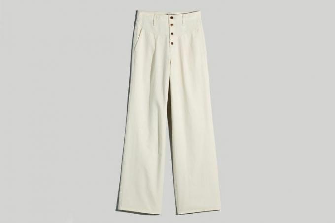 Madewell Superwide-Leg jeans i Vintage Canvas: Button-Fly Edition