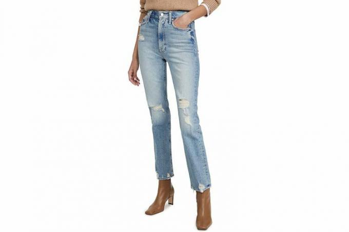 MOTHER Jeans Skimp Rider a vita alta da donna