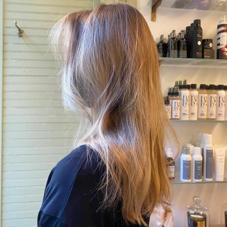 Bambi Blonde caldo colore dei capelli autunnali