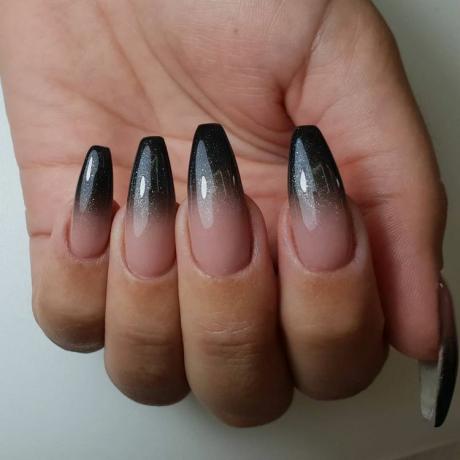 unhas ombré