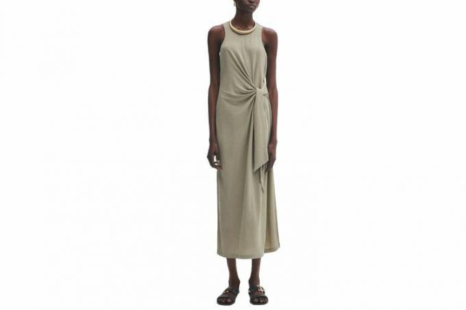 Massimo Dutti til Zara Midi-kjole med knudedetaljer