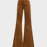 Дънки Veronica Beard Sheridan Corduroy Bell Bottom Jeans в тен.