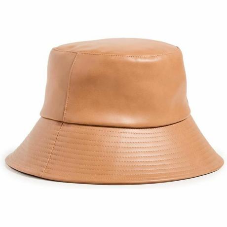 Έλλειψη χρώματος Γυναικείο Vegan Δερμάτινο καπέλο Wave Bucket