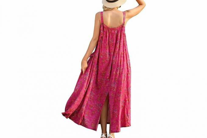 Женское макси-платье Amazon YESNO с карманами Летнее платье в стиле бохо