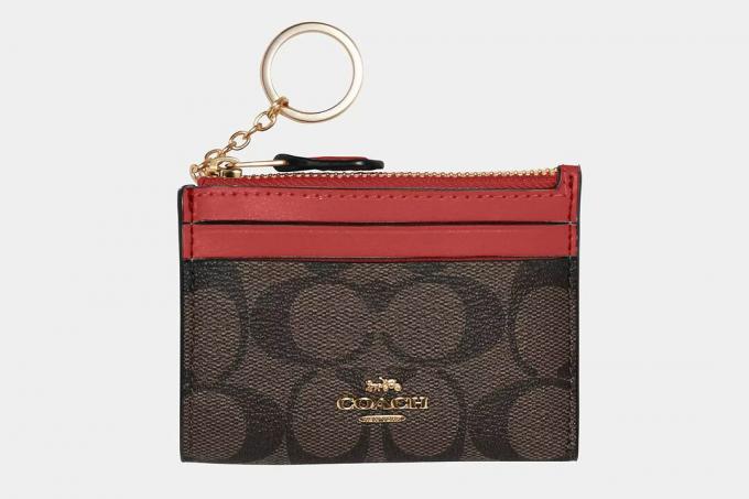 Black Friday Coach Outlet Mini Skinny Id Case in Signature Canvas