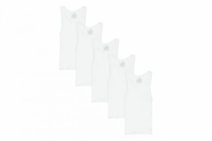Amazon Hanes ボーイズ タンク アンダーシャツ、EcoSmart コットン シャツ、複数パックあり