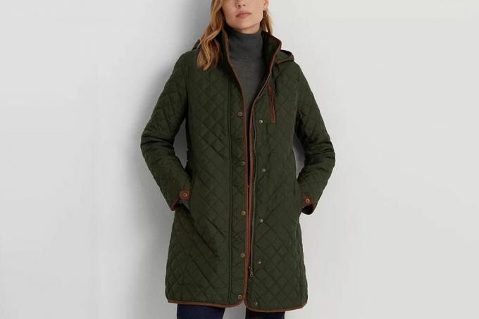 Macy's LAUREN RALPH LAUREN Cappotto trapuntato da donna, creato per Macy's