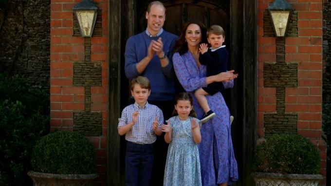 Кейт Миддлтон, принц Уильям и дети