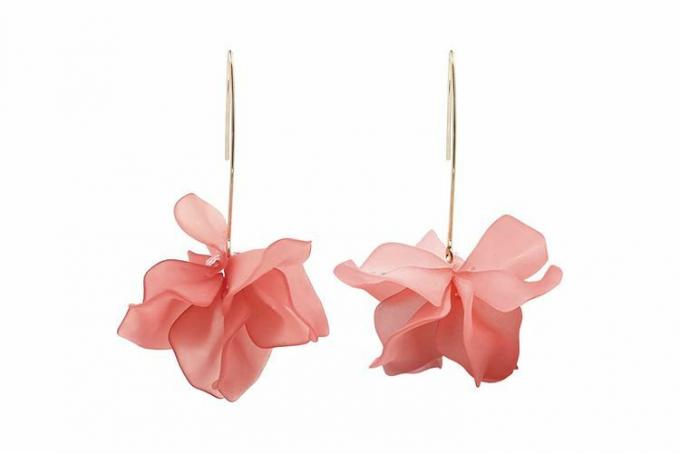 D.Rosse Boho Rose Petal Dangle Resin øreringe