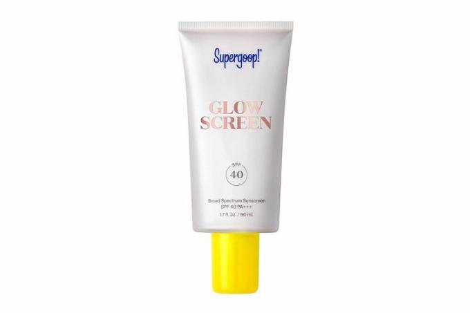 Супергуп! Glowscreen Glowy Primer + солнцезащитный крем широкого спектра действия