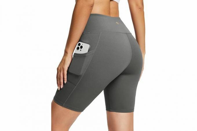 BALEAF Short de cycliste taille haute 20,3 cm 17,8 cm 12,7 cm pour femme