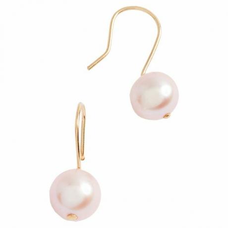 Klasické ružové perlové kvapky