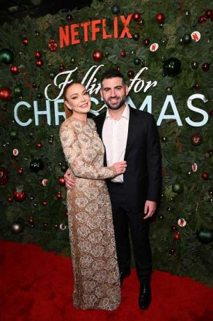 Lindsay Lohan und Bader Shammas „Falling for Christmas“-Premiere