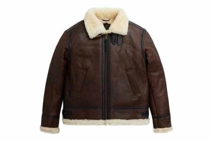 מעיל B-3 Sherpa Leather Bomber