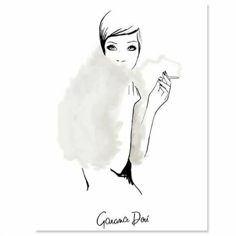 Garance Dore Poster-The Last Smoke