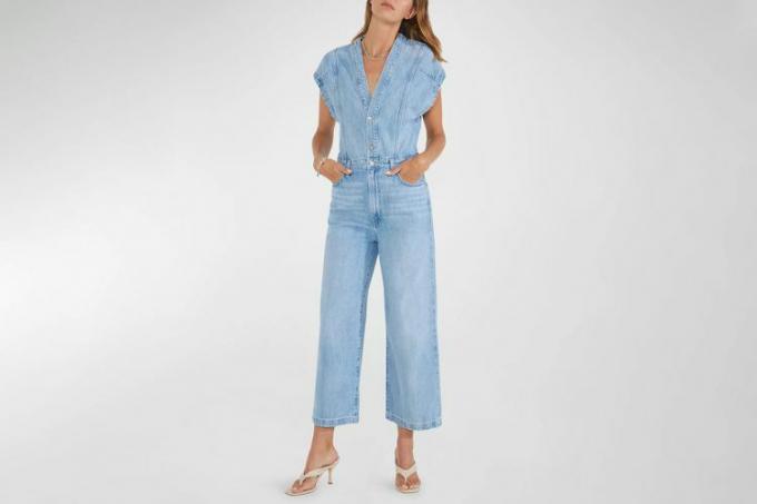 ETICA Celestine Denim-Overall mit weitem Bein