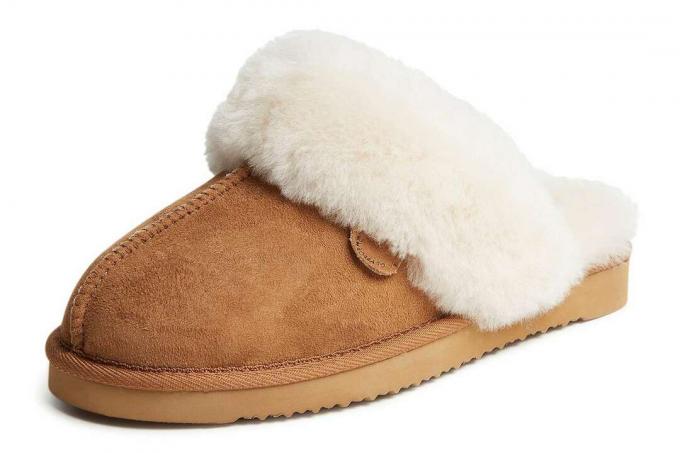 Pantofole da donna Dearfoams Fireside Sydney in shearling