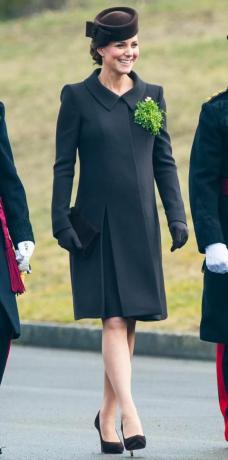 Kate Middleton na prehliadke dňa svätého Patrika