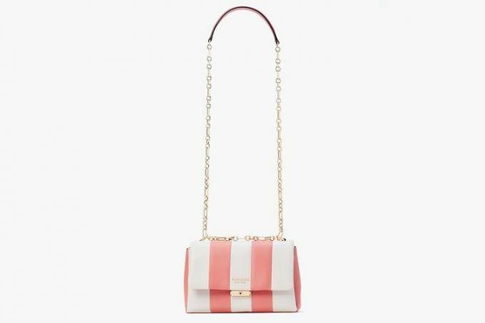 Borsa a tracolla media Kate Spade Carlyle a righe