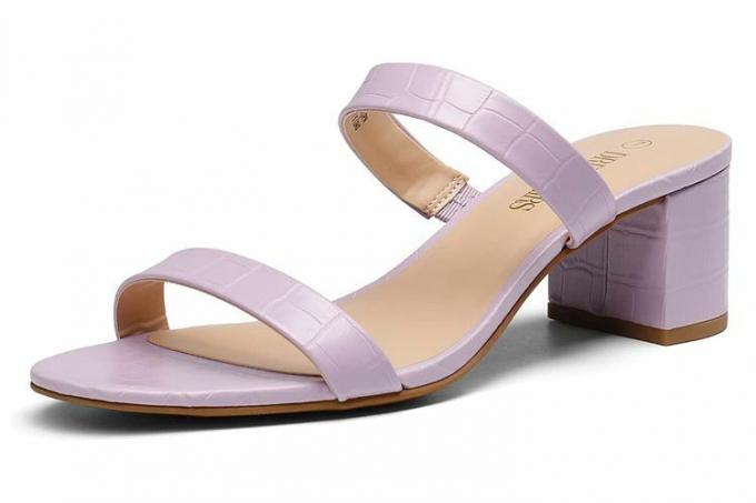 DREAM PAIRS Lage blokhaksandalen voor dames