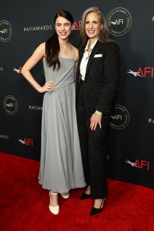 Margaret Qualley와 Andie MacDowell 2022 AFI Awards 오찬 Beverly Wilshire