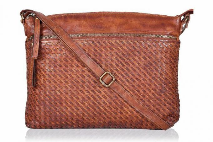 Kožená crossbody kabelka Amazon Oak Leathers