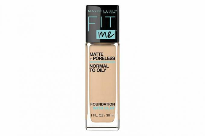 Maybelline Fit Me Matte + Poreless podkład w płynie do makijażu, naturalny beż, 1 uncja; uncja; Beztłuszczowy podkład