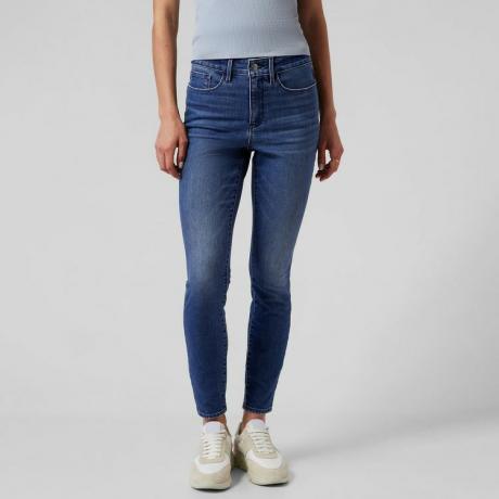Ultra Skinny Jean hlače Sculptek v modri barvi