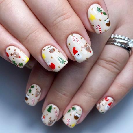 Balicí papír Holiday Nails