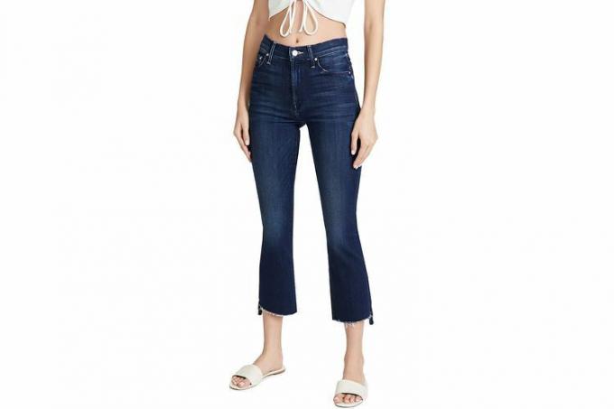 IBU Women's The Insider Crop Step Fray Jeans