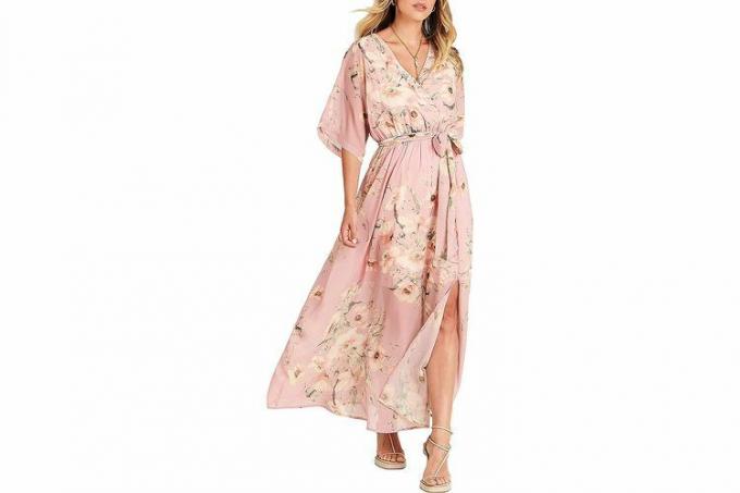 Amazon ANRABESS Maxi vestito estivo da donna a kimono largo