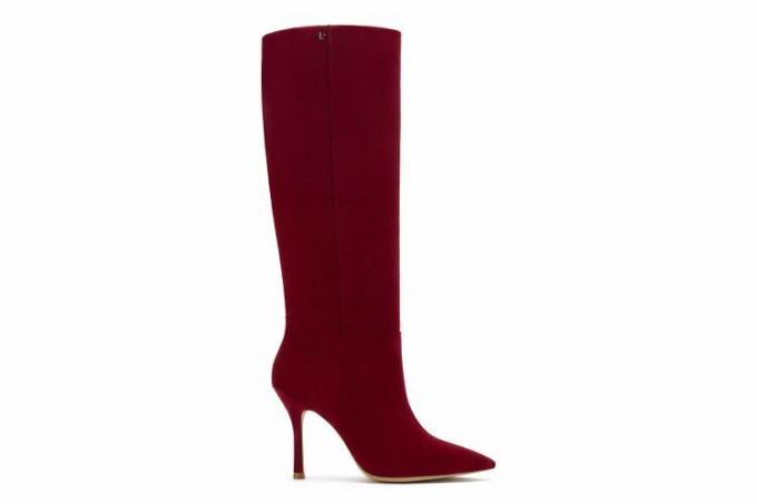 Kate Boot In Lipstick Czerwony zamsz