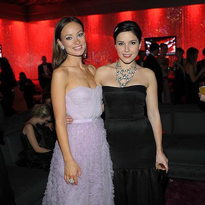 Olivia Wilde ve Sophia Bush, InStyleWarner Brothers Altın Küre After-party, 2009 Altın Küre