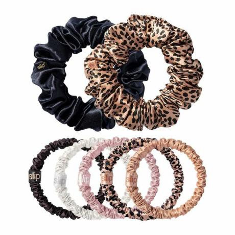 Slip Saf İpek Scrunchies Pixie Süper Takım