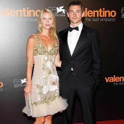 Клэр Дейнс и Хью Дэнси, премьера фильма «Валентино: Последний император», Венецианский кинофестиваль, 2008 г.