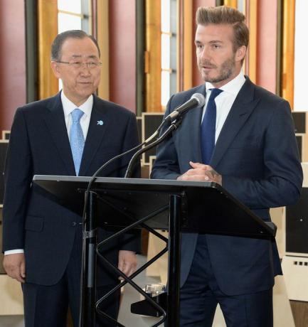 Discorso alle Nazioni Unite di David Beckham - Incorpora