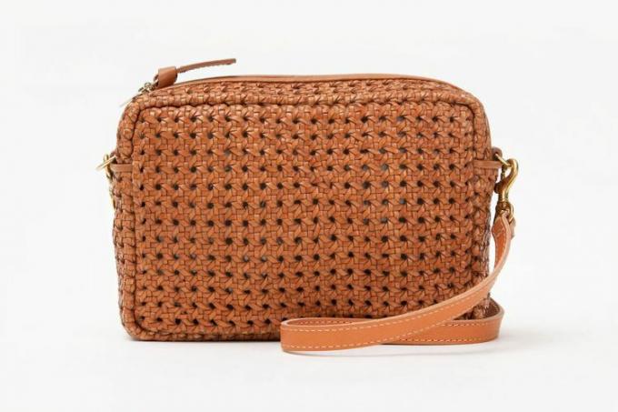 Clare V. Midi Sac Tan Rattan