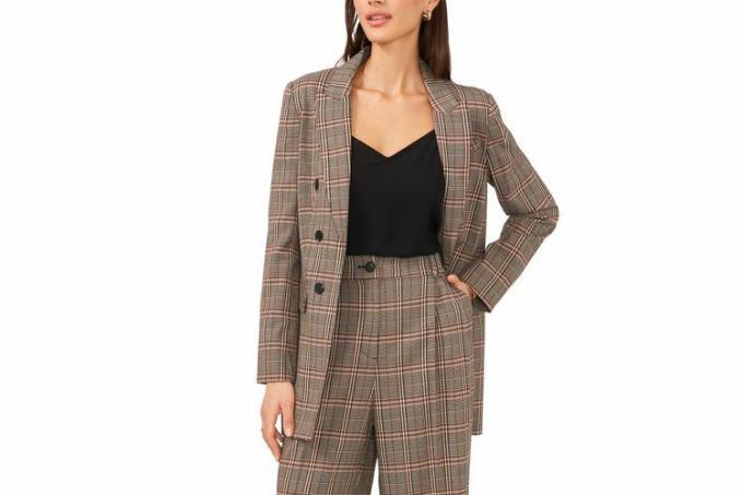 Blazer dublu în carouri de stat Nordstrom