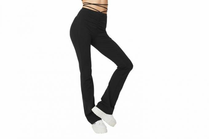 ALO AIRBRUSH HIGH-WAIST CINCH FLARE LEGGING