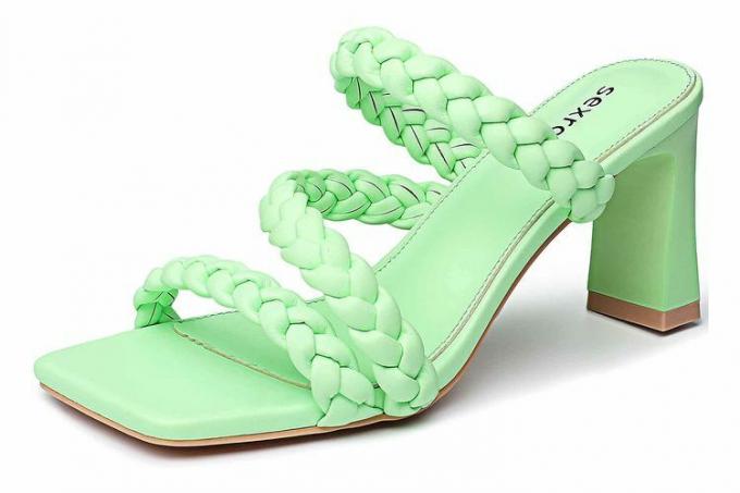 sexrosly Women's Braided Heels Sandals Strappy