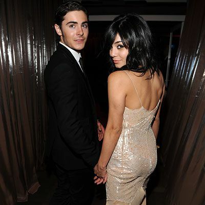 Zac Efron y Vanessa Hudgens, fiesta posterior a los Globos de Oro de InStyleWarner Brothers, Globos de Oro 2009