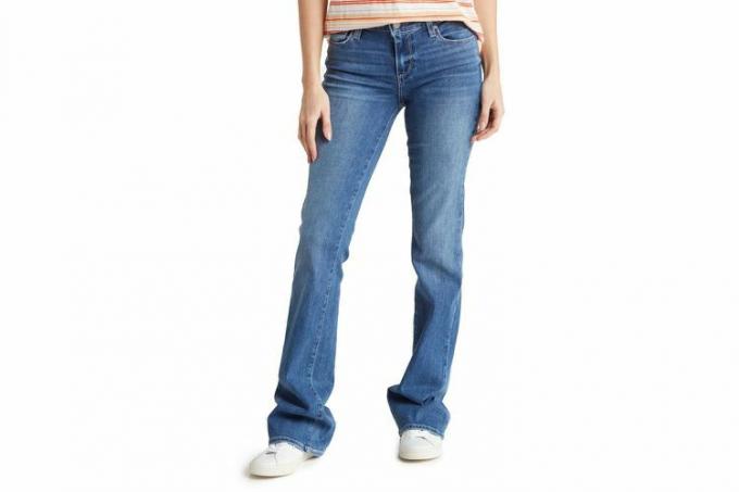 Paige Skyline Mid Rise Bootcut Jeans