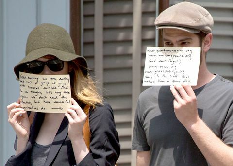 Emma Stone og Andrew Garfield