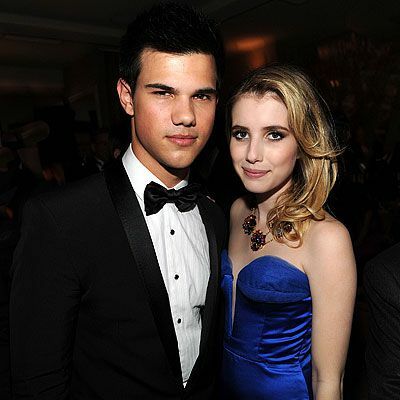 Zabave po oskarjih 2010 - Taylor Lautner in Emma Roberts - zabava Vanity Fair