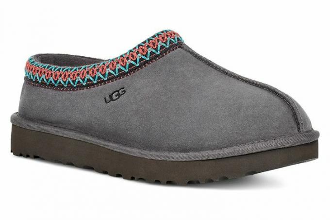 Pantofola Nordstrom Ugg Tasman Indoor Outdoor in pelle scamosciata grigio scuro