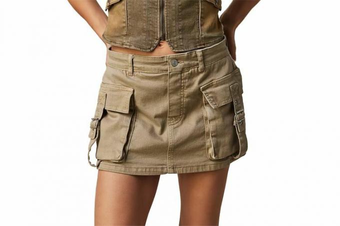 უფასო ხალხი ჩვენ უფასო Denim Cargo Skort